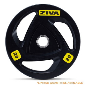 Ziva Rubber Grip Plate with Yellow