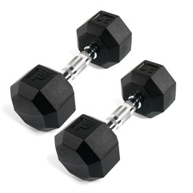 Power Systems Rubber Octagonal Dumbbell