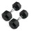 Power Systems 96864 Rubber Octagonal Dumbbell 3 lb. (Pair)