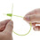 Muka 100 PCS Nylon Cable Ties Tag Labels Self-locking Zip Ties,  250mm / 9.8"