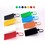 Muka 100PCS Big Plastic Seal Writable Tag Label with Tight Fastener 58x100mm Tag 255mm Length Strap