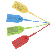 Muka Custom Plastic Security Seal Personalized Self Locking Zip Ties, 9.84