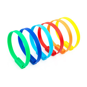 Muka 100PCS Plastic Seals Colorful Self-Locking Zip Ties Straps for Wire Management, 8 Inch