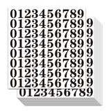 Muka 1200 PCS Number Stickers 1
