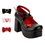 Demonia ABBEY-03 Women's Heels &amp; Platform Shoes, 3 3/4"Heel