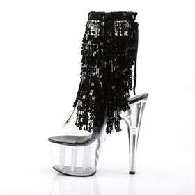 Pleaser ADORE-1017SQF Platforms (Exotic Dancing) : Ankle/Mid-Calf Boots, 7" Heel
