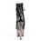 Pleaser ADORE-1018GT Tinted Platform Open Toe/Heel Lace-Up Back Ankle Boot, Inside Zip Closure 7" Heel