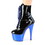Blk Pat/Royal Blue Chrome