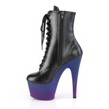 Pleaser ADORE-1020BP Platform Lace-Up Ankle Boot 7