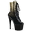 Pleaser ADORE-1020OMB Platform Lace-Up Front Ankle Boot 7" Heel