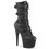Pleaser ADORE-1046 7" Heel, 2 3/4" PF Lace-Up Front Ankle Boot, Side Zip