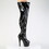 Pleaser ADORE-3000WCF 7" Heel, 2 3/4" PF Wide Calf Stretch Thigh Boot, Side Zip