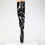 Pleaser ADORE-3000WCF 7" Heel, 2 3/4" PF Wide Calf Stretch Thigh Boot, Side Zip