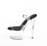 Pleaser ADORE-708PREM 7" Heel, 2 3/4" PF Ankle Strap Sandal