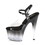 Pleaser ADORE-708T-2 7" Heel, 2 3/4" PF Ombre Ankle Strap Sandal