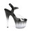 Pleaser ADORE-708T-2 7" Heel, 2 3/4" PF Ombre Ankle Strap Sandal