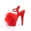 Pleaser ADORE-709F 7" Heel, 2 3/4" PF Ankle Strap Sandal w/Feather
