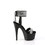 Pleaser ADORE-770 7" Heel, 2 3/4" PF Lace-Up Back Ankle Cuff Sandal w/RS