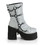 Demonia ASSAULT-66 4 3/4" Heel, 2 1/4" PF Ankle Boot, Front Zip