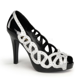 Pin Up Couture AVA-12 Platforms : 4 1/2" Ava, 4 1/2