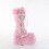 Demonia BEAR-202 Women's Mid-Calf &amp; Knee High Boots, 4 1/2" P/F
