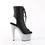 Pleaser BEJEWELED-1016-7 7" Heel, 2 3/4" PF Open Toe/Heel Lace-Up Ankle Boot wRS