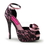 H. Pink Satin-Blk Lace