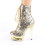 Pleaser 6" Heel, 6" Heel, 1 1/2" Platform Lace-Up Front Ankle Boot, Side Zip