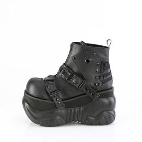 Demonia BOXER-60 3" PF Ankle Boot, Back Zip