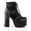 Demonia CHARADE-100 Women's Ankle Boots, 4 1/2" Heel