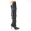 Pleaser CLASSIQUE-3011 Single Soles : Thigh High Boots, 4" Heel