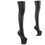 Pleaser CRAZE-3000 8" Heelless, 3" PF Stretch Thigh Boot, Inside Zip