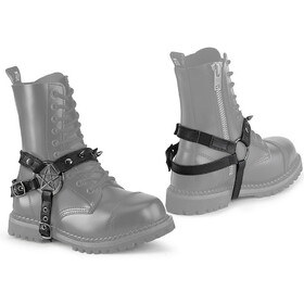 Demonia DA-510 Faux Leather Boot Harness (Pair)