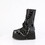 Demonia DAMNED-120 3 1/2" PF Lace-Up Mid-Calf Boot, Back Zip
