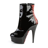 Pleaser DELIGHT-1010 Platforms (Exotic Dancing) : Ankle/Mid-Calf Boots, 6