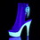 Pleaser DELIGHT-1018SK Platforms (Exotic Dancing) : Ankle/Mid-Calf Boots, 6" Heel