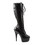 Pleaser DELIGHT-2023 Platforms (Exotic Dancing) : Knee High Boots, 6" Heel