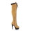 Pleaser DELIGHT-3000TL Platform Lace-Up Front Over-the-Knee Boot 6" Heel