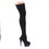 Pleaser DELIGHT-3003 Platform Stretch Back Lace Up Thigh High Boot, Full Length Inside Zip Closure 6" Heel