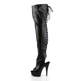 Pleaser DELIGHT-3017 Platforms (Exotic Dancing) : Thigh High Boots, 6