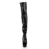 Pleaser DELIGHT-3017 Platforms (Exotic Dancing) : Thigh High Boots, 6