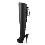 Pleaser DELIGHT-3019 Platforms (Exotic Dancing) : Thigh High Boots, 6