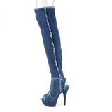 Pleaser DELIGHT-3030 Platforms (Exotic Dancing) : Thigh High Boots