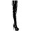 Pleaser DELIGHT-4063 6" Heel, 1 3/4" PF Back Lace Stretch Crotch Boot, Side Zip