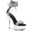 Pleaser DELIGHT-627RS 6" Heel, 1 3/4" PF Ankle Cuff Sandal w/RS, Back Zip