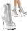 Pleaser DELIGHT-1018MSH Platforms (Exotic Dancing) : Ankle/Mid-Calf Boots, 6" Heel