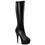Pleaser DELIGHT-2000 Platforms (Exotic Dancing) : Knee High Boots, 6" Heel