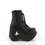 Demonia DYNAMITE-106 5" Star Cutout PF Wedge Lace-Up Ankle Boot, Inside Zip