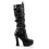 Pleaser ELECTRA-2042 Platforms (Exotic Dancing) : Knee High Boots, 5" Heel
