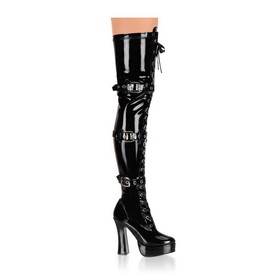 Pleaser ELECTRA-3028 Platforms (Exotic Dancing) : Thigh High Boots, 5" Heel